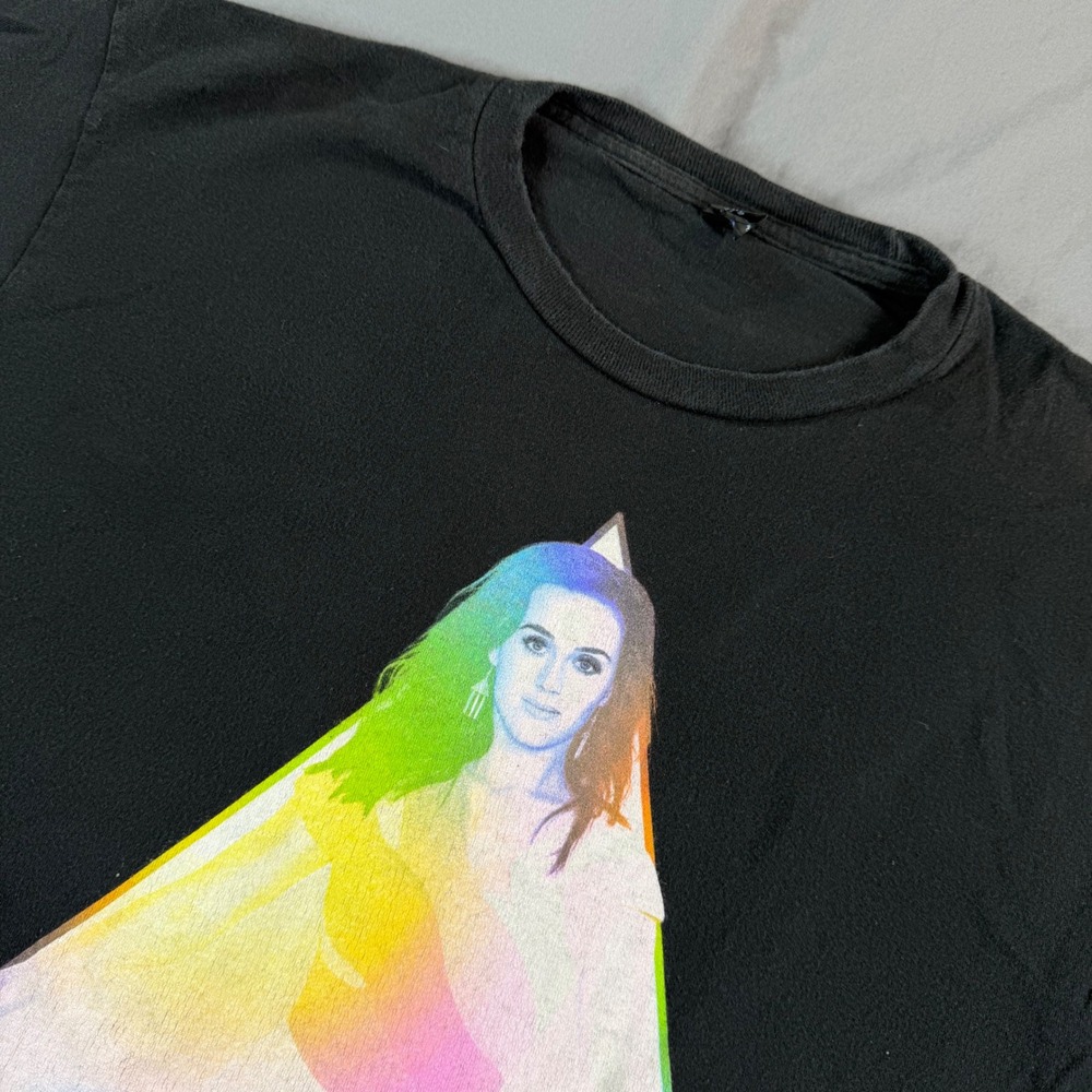 Katy Perry The Prismatic World Tour 2014 Concert T-Shirt Black XL